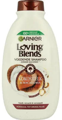 Immagine prodotto di Garnier Loving Blends Shampoo al latte di cocco e macadamia (300 ml)