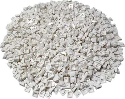 Produktbild von LEGO® 1x1 Platten Bauplatten Weiß - 3024 NEU! Menge 1000x