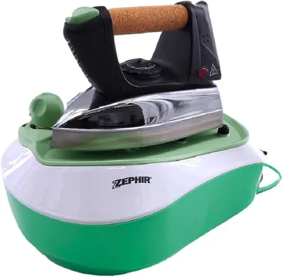 Image de Zephir ZHF5000 Centrale vapeur 2300 W 0,85 l Socle aluminium Noir, vert