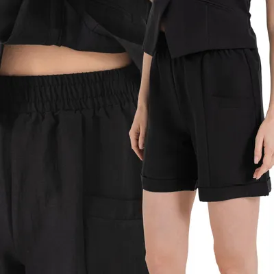 Immagine prodotto di Moraj | Pantaloni da donna - Taglia XXL - Pantaloncini neri - Pantaloni estivi - Pantaloncini casual in viscosa