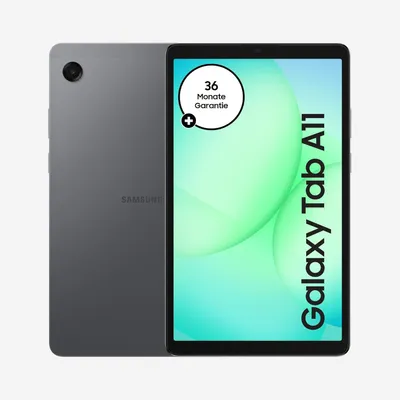 Produktbild von Samsung Galaxy Tab A11, Android Tablet, 8,7 Zoll Display mit 90 Hz Bildwiederholrate, 64 GB Speicher, 4 GB RAM, Dolby Dual-Lautsprecher, Gray, 3 Jahre