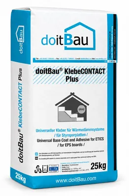 Produktbild von KlebeCONTACT plus WDVS Armierungsmörtel EPS Klebemörtel Armierungskleber