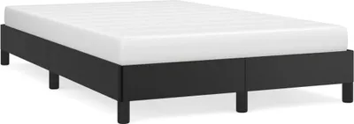 Produktbild von vidaXL Bettgestell Schwarz 120x200 cm Kunstleder