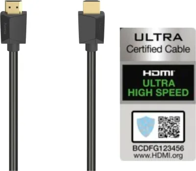 Produktbild von Hama 00122109 HDMI-Kabel (15 m, schwarz) – HDMI zu HDMI