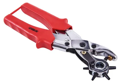 Lochzange für Leder, 6 Größen 2,5–5 mm, Doppelwirkung