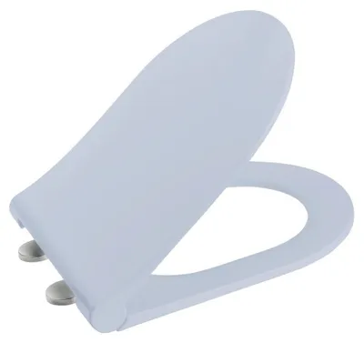 Obrázok produktu pre BRILLA Slim WC sedadlo s mäkkým zatváraním, svetlomodrý matný