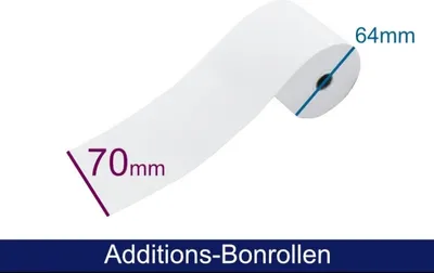 Image de Additionsrolle - Normalpapier HF 69-70 64 12 (B/D/K), ca. 40m