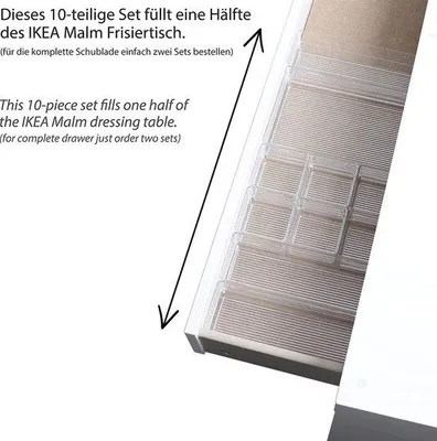 Zdjęcie produktu dla Organizer do szuflad wykonany z wytrzymałego materiału