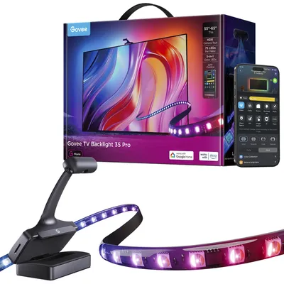 Zdjęcie produktu dla Govee H66A1, Inteligentne światło paska, Wi-Fi/Bluetooth, Czarny, LED, Wielo, 337 lm