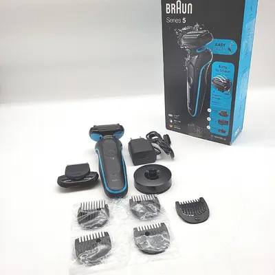 Produktbild von Braun | Rasierer | 51-M4500cs | Betriebsdauer (max.) 50 min | Nass & Trocken | Schwarz/Blau