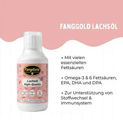 Image de Huile de saumon FangGold haute qualité 250 ml