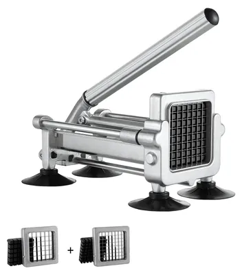 Pommes-Frites-Schneider, Alu/Edelstahl, 2 Messer