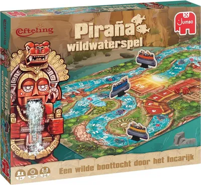 Image de Jumbo Jumbo Efteling Ganzenbord PiranÃÉa Wildwaterspel - Bobine de bord