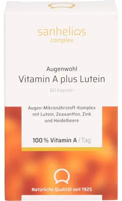 Zdjęcie produktu dla Sanhelios Augenwohl Witamina A plus Luteina Kapsułki 60 kapsułek