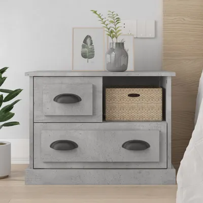 Produktbild von Nachttisch Betongrau 60x39x45 cm , Nachttische & -schränke Design 2024