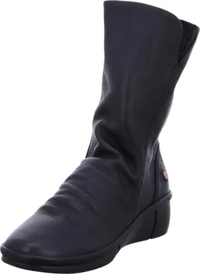 A single black boot is shown against a white background.