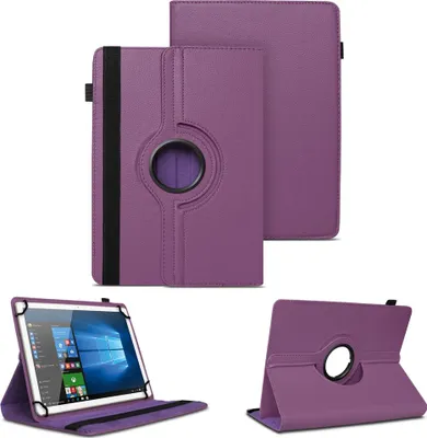 Produktbild von Tablet Hülle für XGODY Tab M10 10,1 Zoll 360° Drehbar Case Cover Stand SchutzFarben:Lila