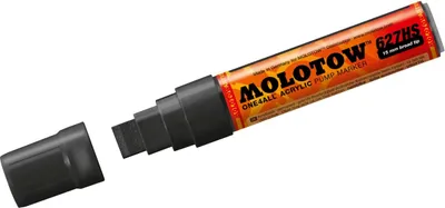 Produktbild von Molotow Acrylmarker ONE4ALL ACRYLIC 627HS 15 mm, Nr. 180, signalschwarz
