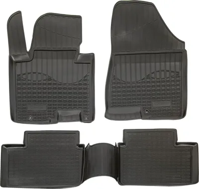 Produktbild von NORM LINERS | 3D Gummimatten Auto Matten Fussmatten Kompatibel mit Kia Ceed / ProCeed 2012-2017 4tlg, Individuelle Passform mit Hohem Rand cca 4-5cm, Allwetter,
