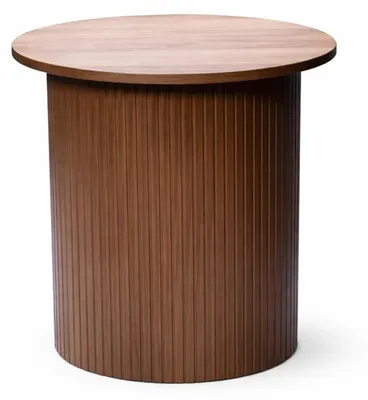 Immagine prodotto di Set di tavolini da salotto, colore marrone, stile moderno, piano in legno, gambe in legno, rotondi, nuovi