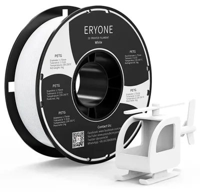 Obrázok produktu pre 3D tlačový materiál, vysoko presný, odolný, BIELY