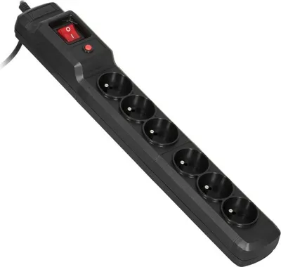 Immagine prodotto di Activejet COMBO 6GN 3M black power strip with cord