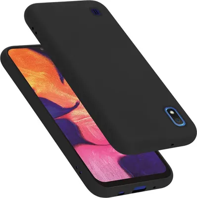 Produktbild von Cadorabo Schutzhülle für Samsung Galaxy A10 / M10 Hülle in Schwarz Handyhülle Case Cover TPU Etui