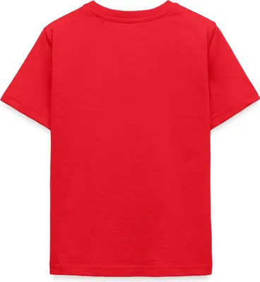 Produktbild von Spreadshirt Die Drei Fragezeichen Kids Logo Schwarz Weiß Teenager T-Shirt, 134/146 (9-11 Jahre), Rot