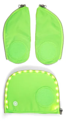 Image de Ensemble ergobag Fluo LED Zip vert