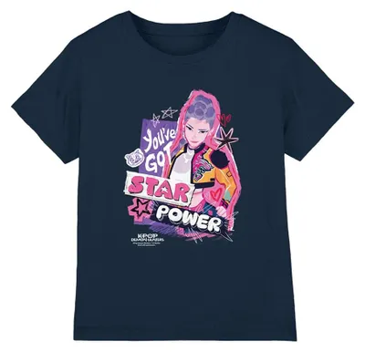 Produktbild von K-Pop Demon Hunters - T-Shirt für Kinder TV43017 (140-146) (Marine)