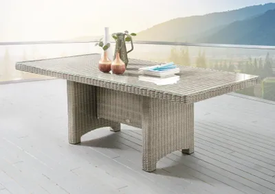 Produktbild von Destiny Gartentisch LUNA 165x90x75cm rechteckig, vintage weiß