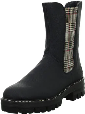 Image de Rieker Femmes Bottes Fermeture éclair Bottes Noir Loisirs, Taille:36 EU