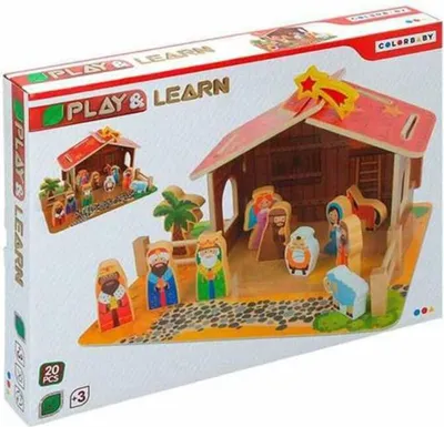 Produktbild von Puppen-Set Colorbaby Nativity Scene 20 Stücke
