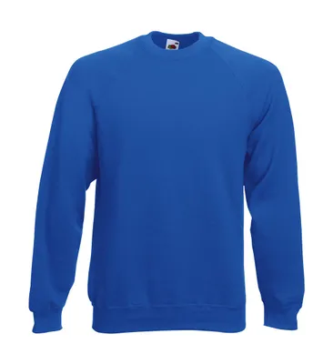 Produktbild von Fruit of the Loom Herren Sweatshirt Pulli Sweater Pullover Rundhals, Größe:L, Farbe:Royal Blau