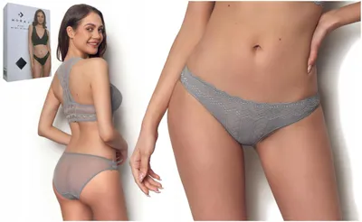 Productafbeelding van Damesondergoed - Dameskleding, maat L - Kantondergoed, 1 stuk - Stringbroekje met kant - voor dames