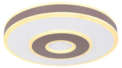 Produktbild von LED Deckenlampe, Metall Acryl, weiß, dimmbar, Fernbedienung