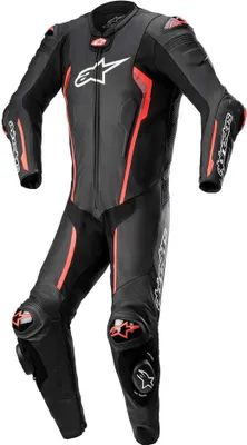 Produktbild von Alpinestars Missile V2 1-Teiler Motorrad Lederkombi, schwarz/rot, 46
