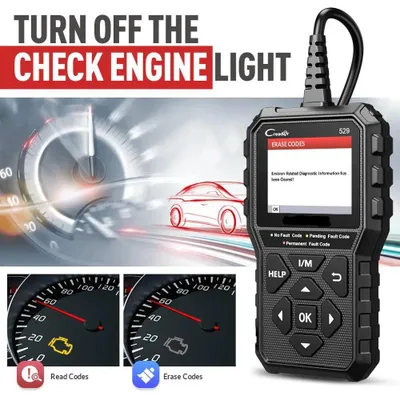 Image de Scanner OBD - OBD2 - Scanner automobile - Lecteur de codes automobiles - Appareil de diagnostic pour voitures - Lecteur de codes pour véhicules