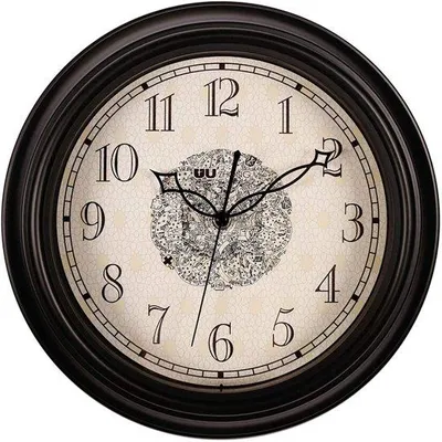 Obrázok produktu pre 30 cm nástenné hodiny, bez tikania, vintage nástenné hodiny do obývačky, kuchyne, spálne, domu – čierne