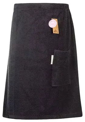 Immagine prodotto di ARTG - Kilt da sauna, tinta unita LT6177 (65 cm x 135 cm) (nero)