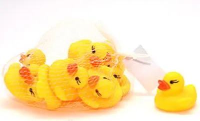 Zdjęcie produktu dla Zestaw kaczek do kąpieli 10 sztuk w siatce ok. 4,5 cm