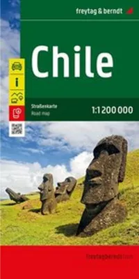 Immagine prodotto di Cile, carta stradale 1:1.200.000, freytag & berndt