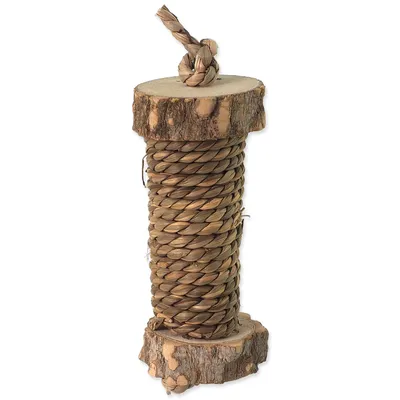 Image de Jouet PETITS ANIMAUX cylindre en bois tressé 18 cm