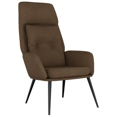 Immagine prodotto di vidaXL Poltrona relax in pelle scamosciata marrone