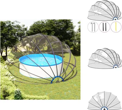 Obrázok produktu pre vidaXL Bazénová kupola 559x275 cm - Kryty a podložky pod bazény