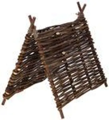 Obrázek produktu pro KERBL Tipi-Zelt Nature aus Weideästen und Hanf, für Nagetiere