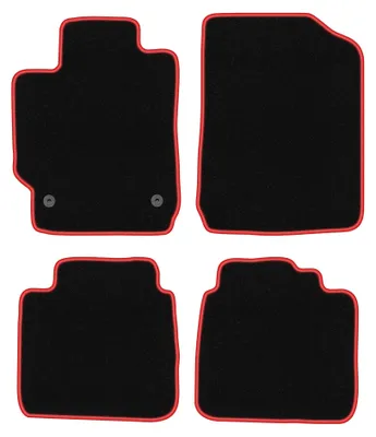 Imagen del producto de Alfombrillas de moqueta para Toyota Camry VII 2007-2011 (sedán) – juego de 4 piezas, /rojo, a medida – Wielganizator CARLUX