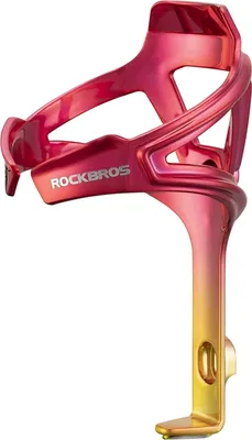 Produktbild von ROCKBROS Flaschenhalter Fahrrad Getränkehalter Trinkflaschenhalter PC Ultraleicht Rot
