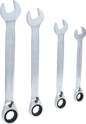 Obrázok produktu pre KS TOOLS GEARplus sada kombinovaných kľúčov s obojstrannou račňou 4 ks - 503.4601