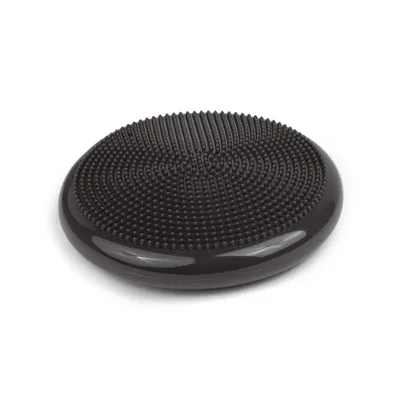 Immagine prodotto di tiguar cuscino di equilibrio Air Disc (grafite) - Ø 32 cm, altezza 6,5 cm - superficie instabile per l'allenamento dell'equilibrio, della postura e della schiena - con nodi massaggianti